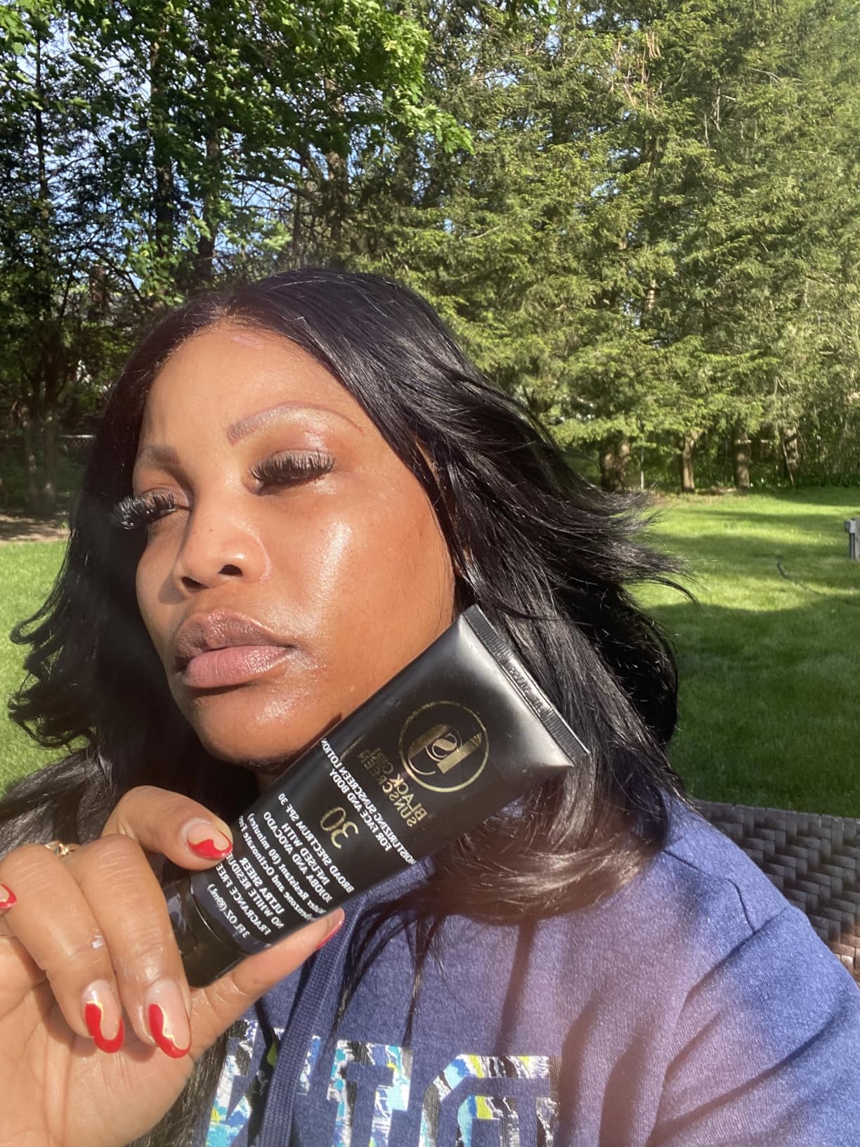 Black Girl Sunscreen | SPF 30 Moisturizing Face & Body Lotion, No White Cast — 2 fl oz - mildlymama