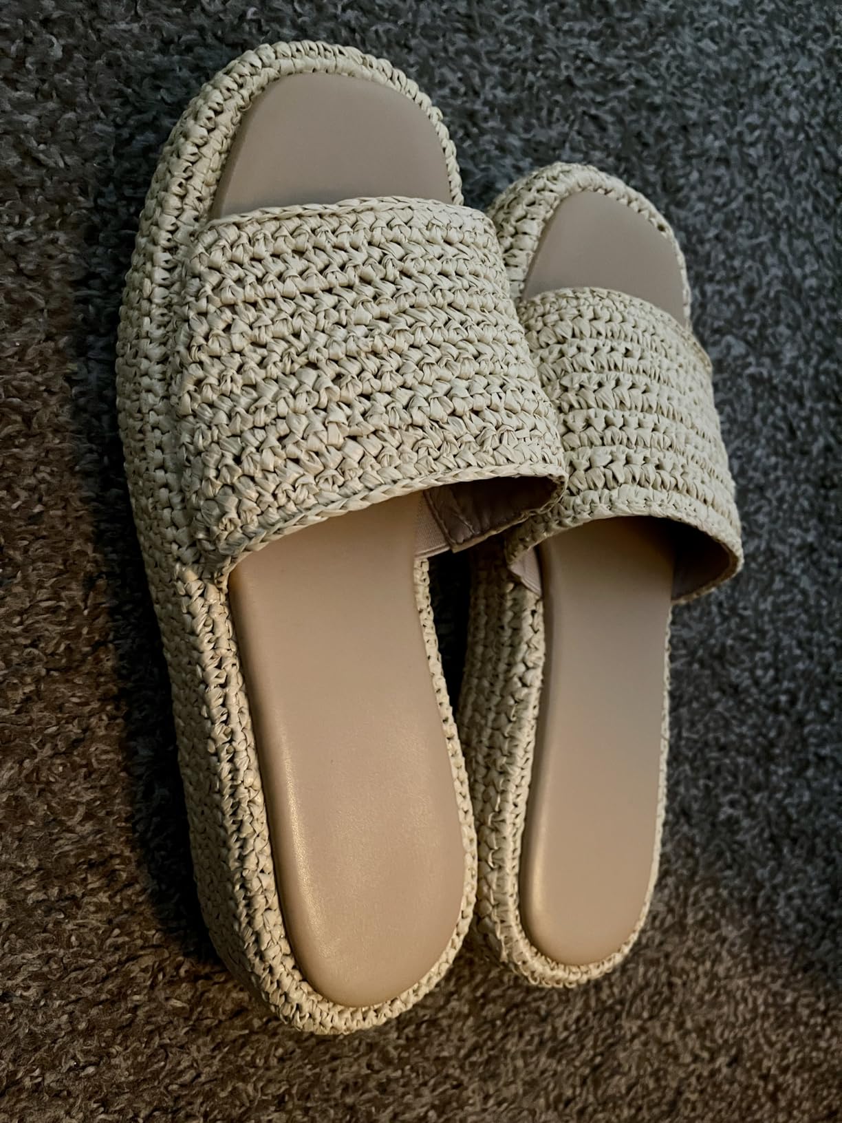 Capri | Woven Raffia Ankle Strap Platform Espadrille Wedge Sandals - mildlymama