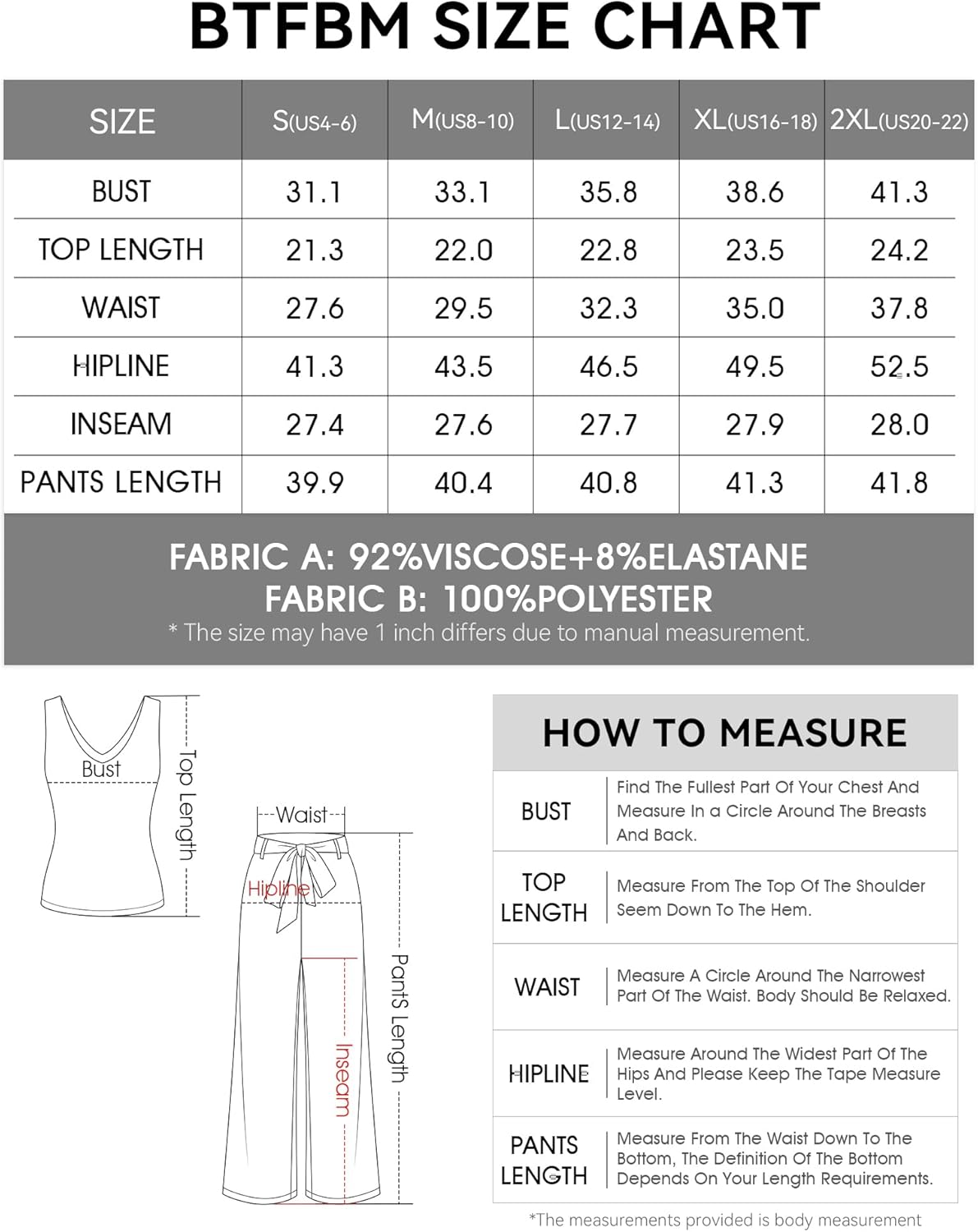 Two Piece Sets for Women Summer 2026 Spring Outfits Casual Sleeveless Wide Leg Pants Sets Beach Vacation Clothes - mildlymama