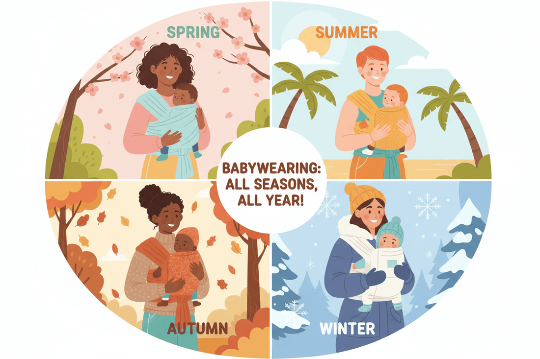 Babywearing Through the Seasons: Your Year-Round Carrier Guide