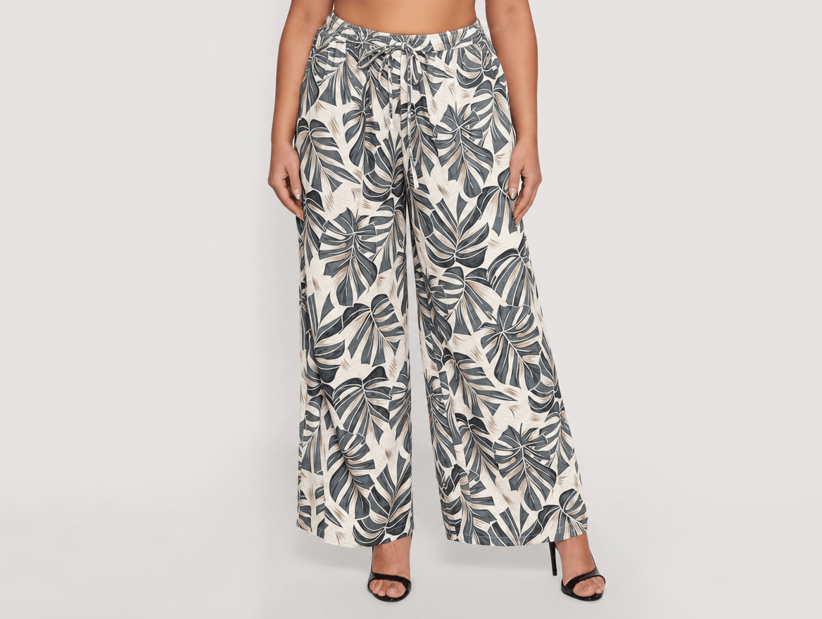 Aileen™ | Floral Wide Leg Pants with Pockets - mildlymama