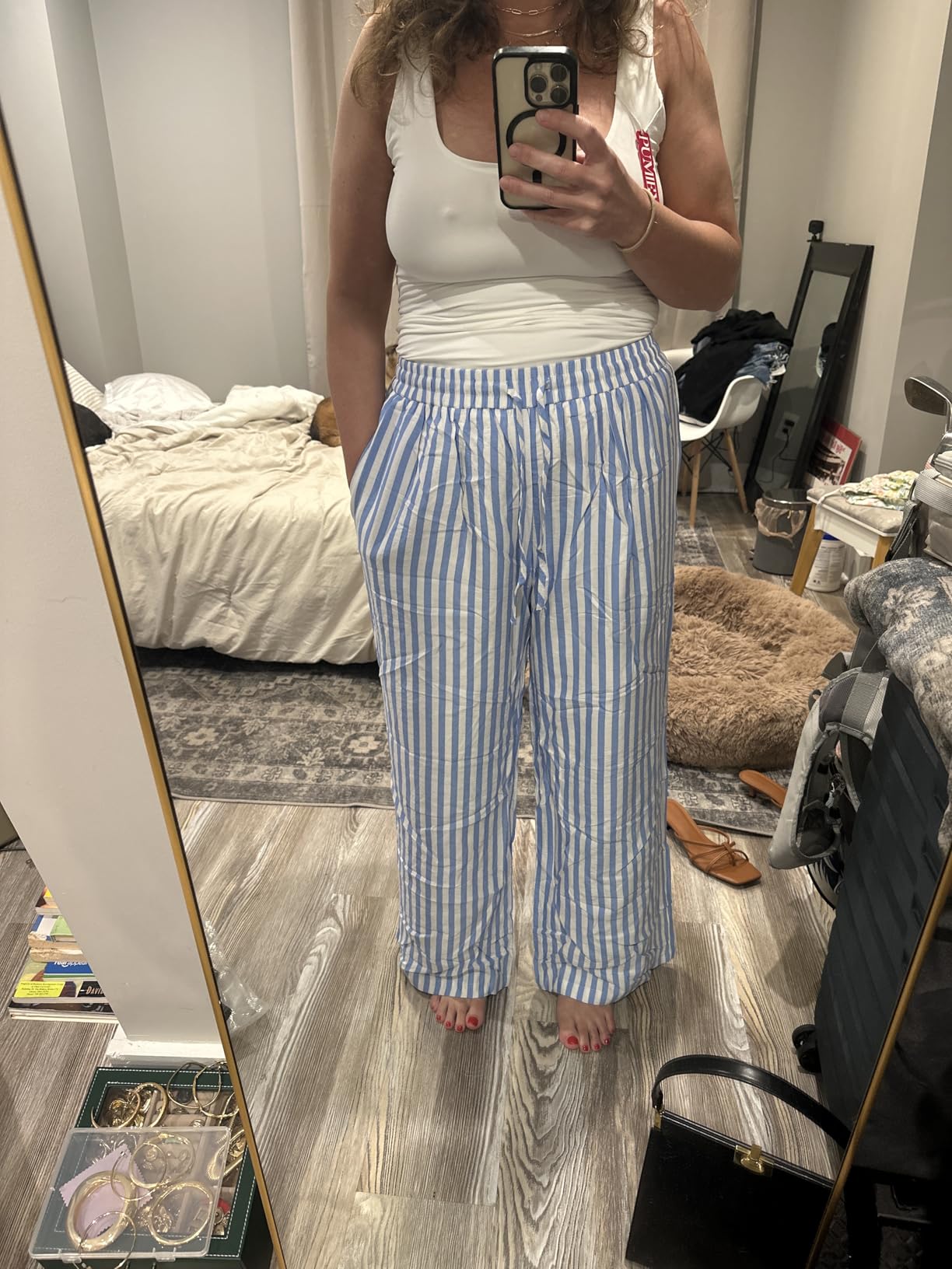 Aileen™ | Floral Wide Leg Pants with Pockets - mildlymama