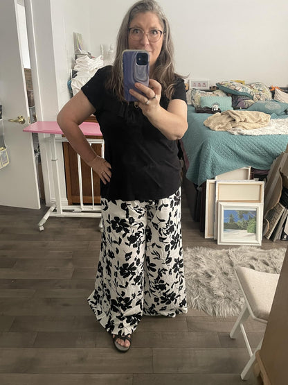 Aurelia™ | Flowy Wide Leg Palazzo Pants - mildlymama