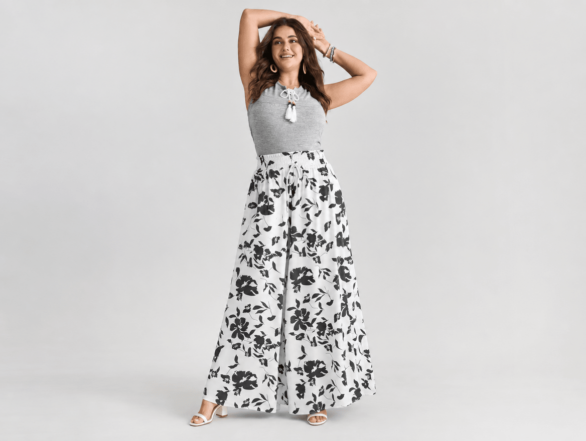 Aurelia™ | Flowy Wide Leg Palazzo Pants - mildlymama