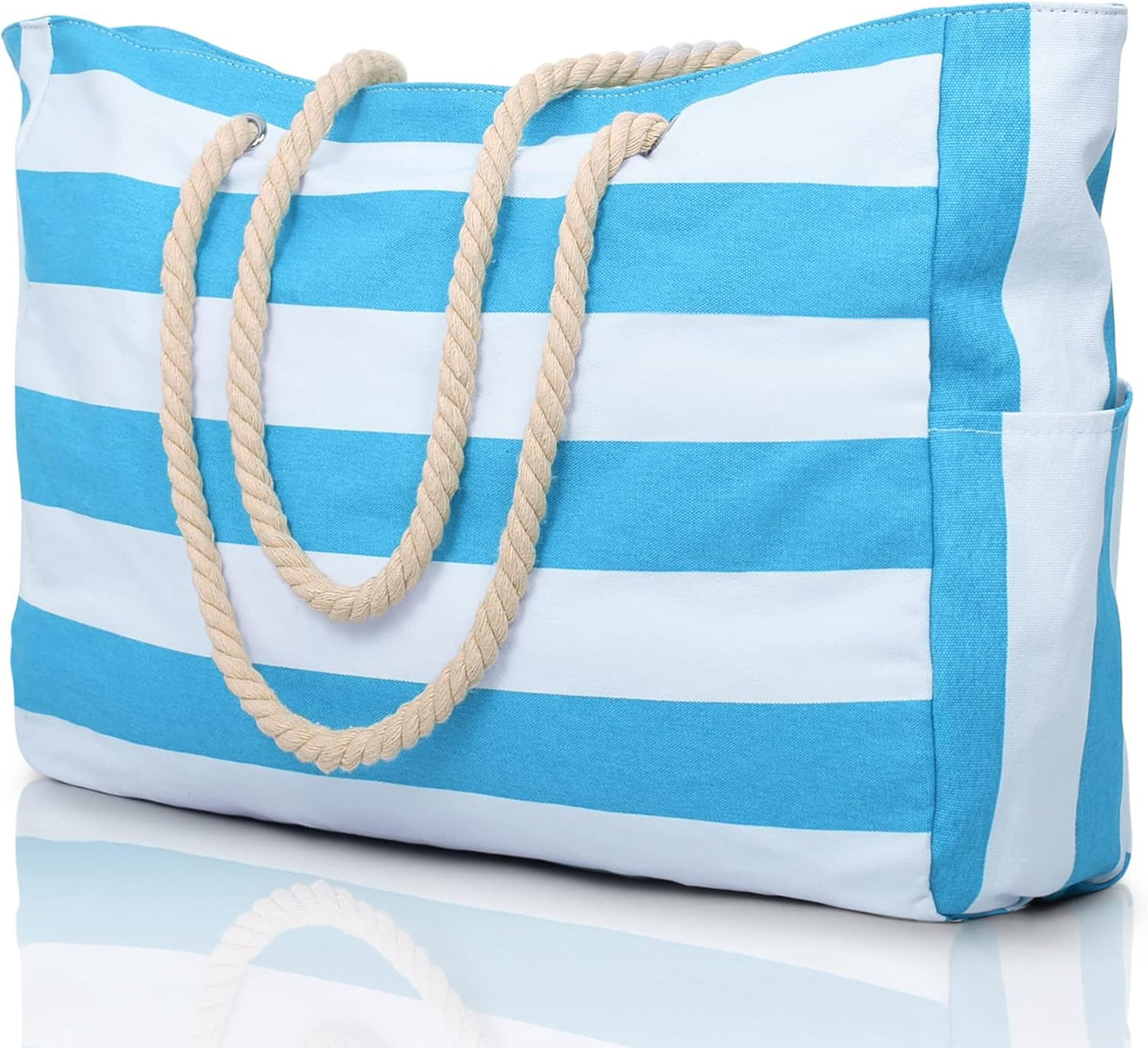Beach Bags for Women Large Waterproof Beach Tote Bag Zipper Beach Bags Waterproof Sandproof Swim Pool Bag Large Tote - mildlymama