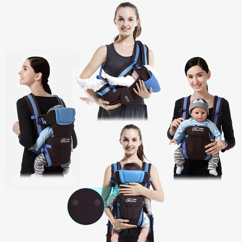 Best Baby Carrier for Hands - Free Bonding – Soft Cotton Blend, Adjustable Fit, Lightweight and Travel - Friendly - mildlymama