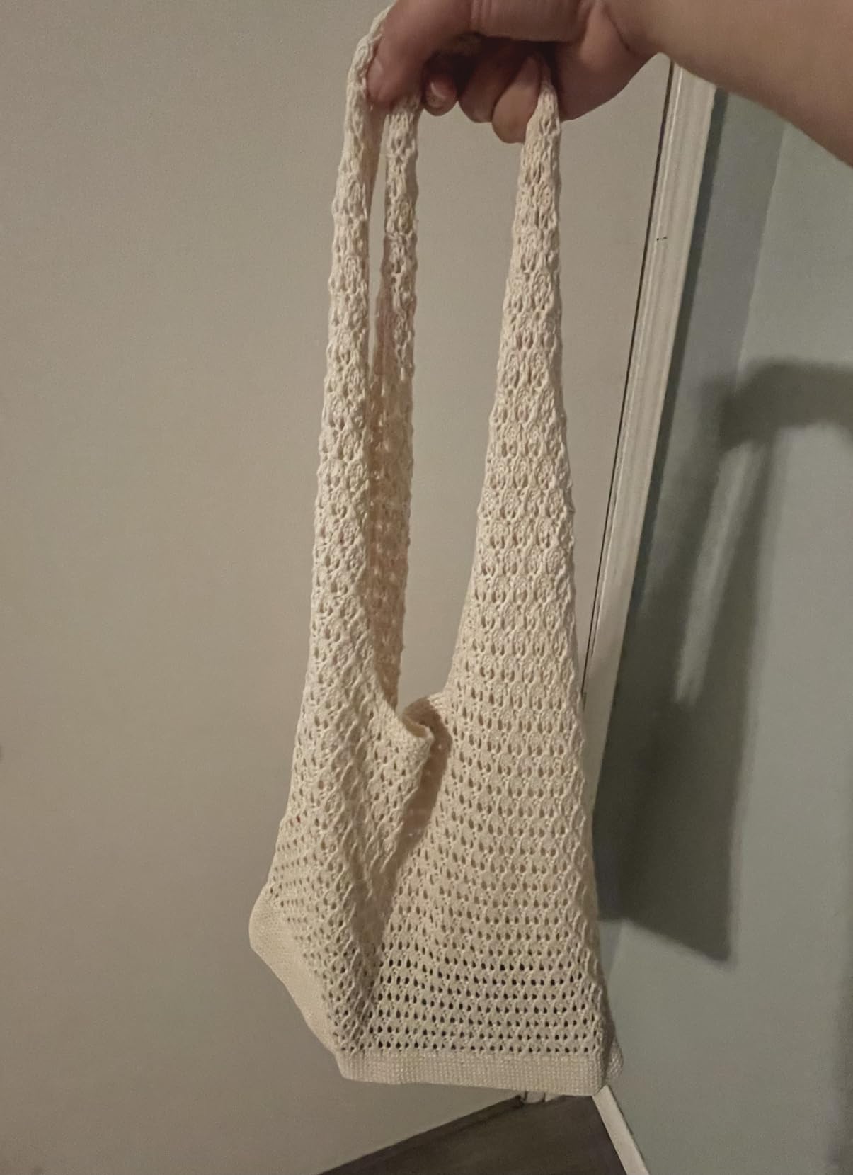 Bohème | Crochet Knit Open Mesh Beach Tote Bag - mildlymama