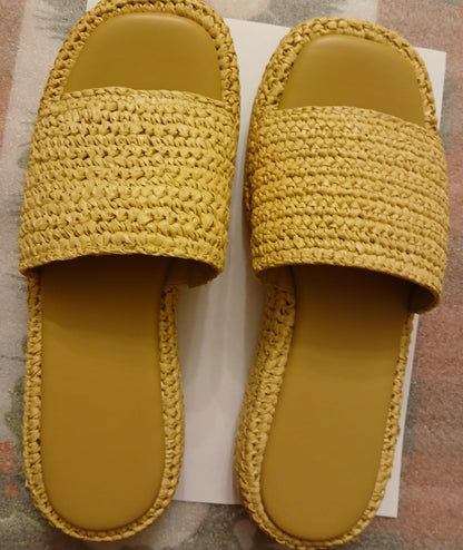 Capri | Woven Raffia Ankle Strap Platform Espadrille Wedge Sandals - mildlymama