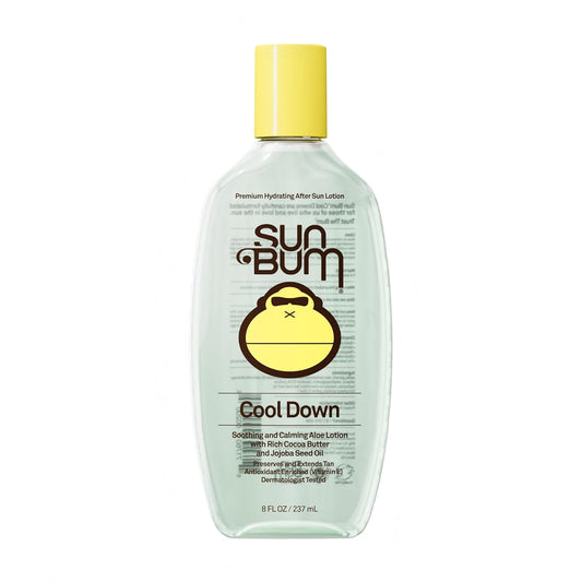 Cool down Aloe Vera Gel - Vegan after Sun Care to Soothe and Hydrate Sunburn - 8 Oz - mildlymama