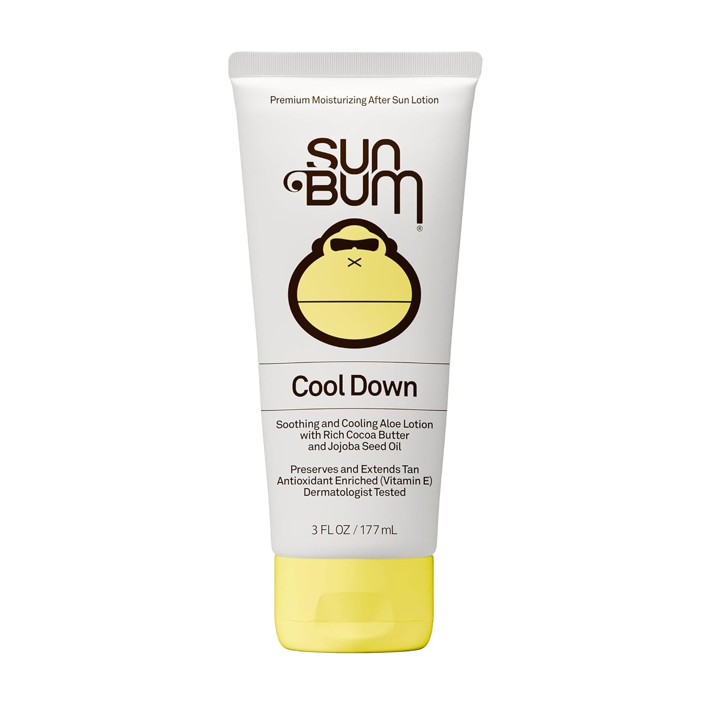 Cool down Aloe Vera Gel - Vegan after Sun Care to Soothe and Hydrate Sunburn - 8 Oz - mildlymama
