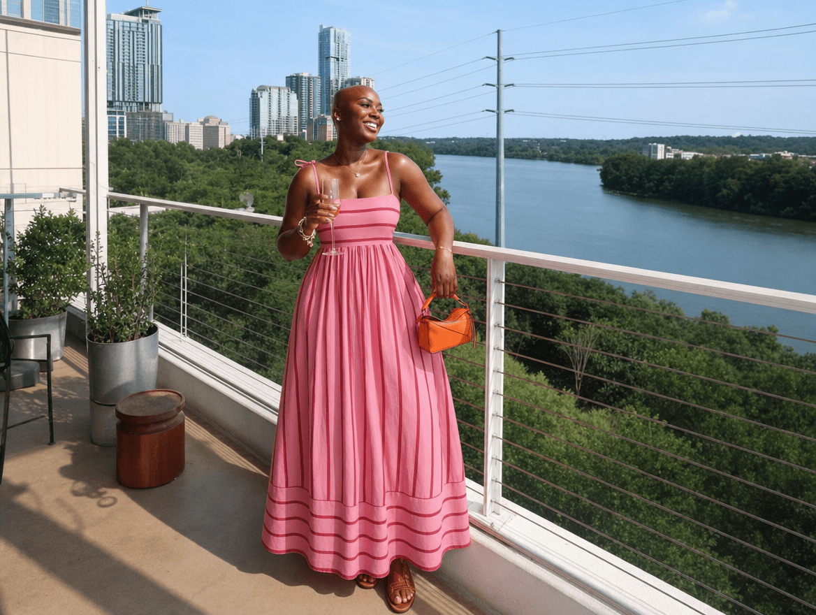 Elara™ | Striped Smocked Maxi Dress - mildlymama