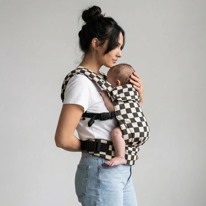 Ergonomic Summer Baby Carrier – Breathable Wrap for Newborns and Toddlers with Adjustable Straps and Hands - Free Design - mildlymama