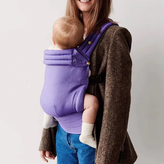 Ergonomic Summer Baby Carrier – Breathable Wrap for Newborns and Toddlers with Adjustable Straps and Hands - Free Design - mildlymama