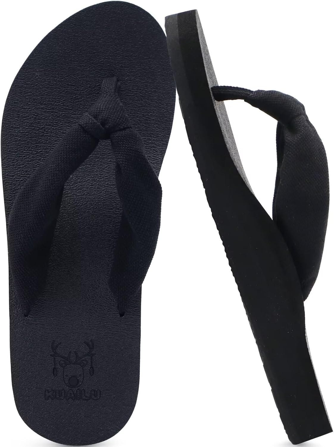 Flip Flops for Women with Arch Support Yoga Mat Comfortable Summer Beach Walking Thong Cushion Sandals Slip on Indoor Outdoor - mildlymama