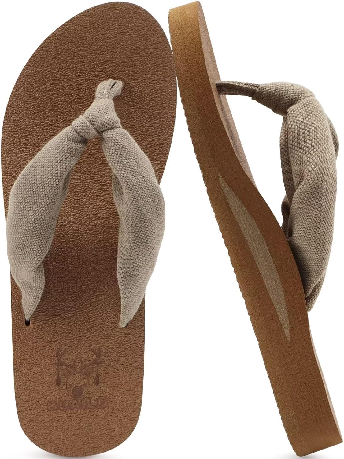 Flip Flops for Women with Arch Support Yoga Mat Comfortable Summer Beach Walking Thong Cushion Sandals Slip on Indoor Outdoor - mildlymama
