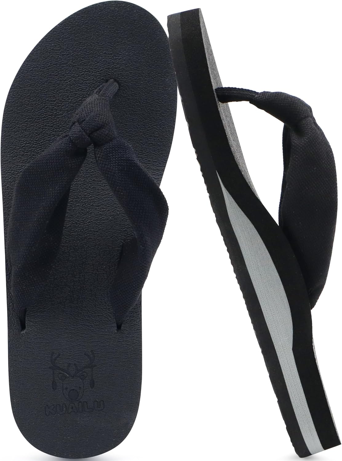 Flip Flops for Women with Arch Support Yoga Mat Comfortable Summer Beach Walking Thong Cushion Sandals Slip on Indoor Outdoor - mildlymama