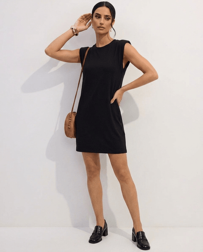 Isla | Eyelet Sleeveless Loose Tank Sundress with Pockets - mildlymama