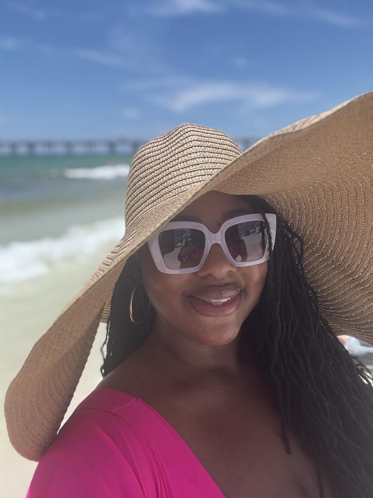 Maren™ | Oversized Beach Straw Sun Hat - mildlymama