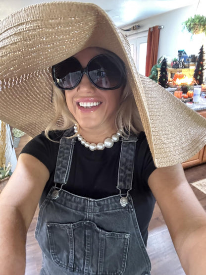Maren™ | Oversized Beach Straw Sun Hat - mildlymama