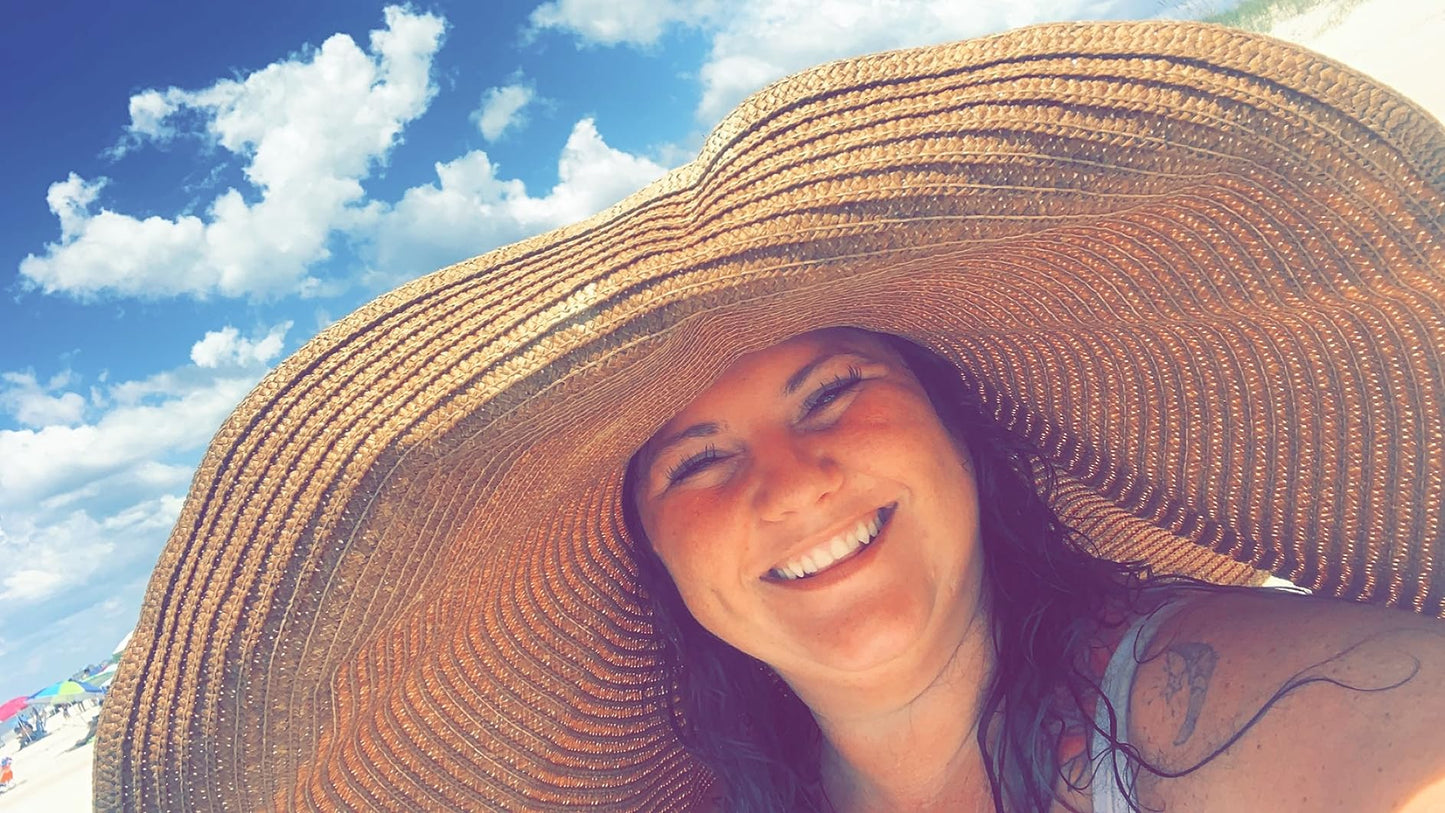 Maren™ | Oversized Beach Straw Sun Hat - mildlymama