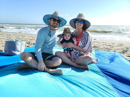 Mila™ | Sandproof Beach Blanket with Corner Pockets - mildlymama