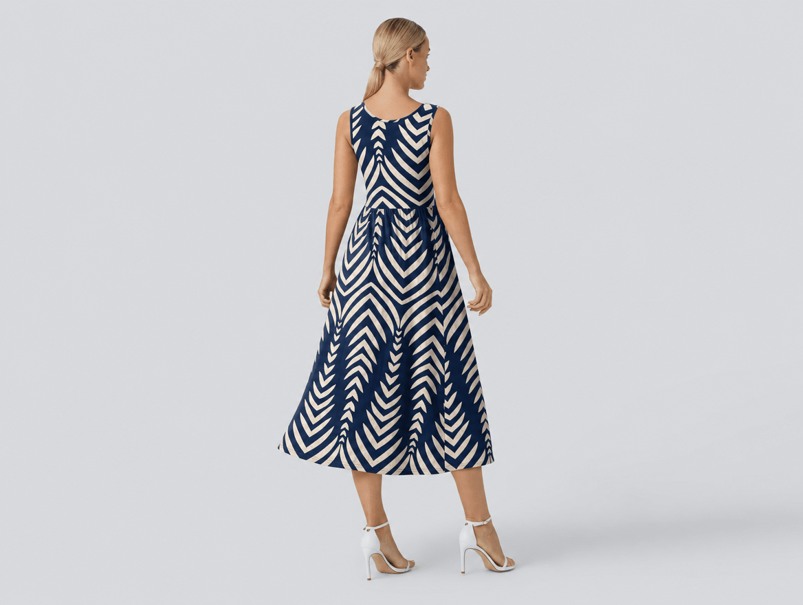 Naomi™ | Sleeveless Flowy Midi Dress - mildlymama