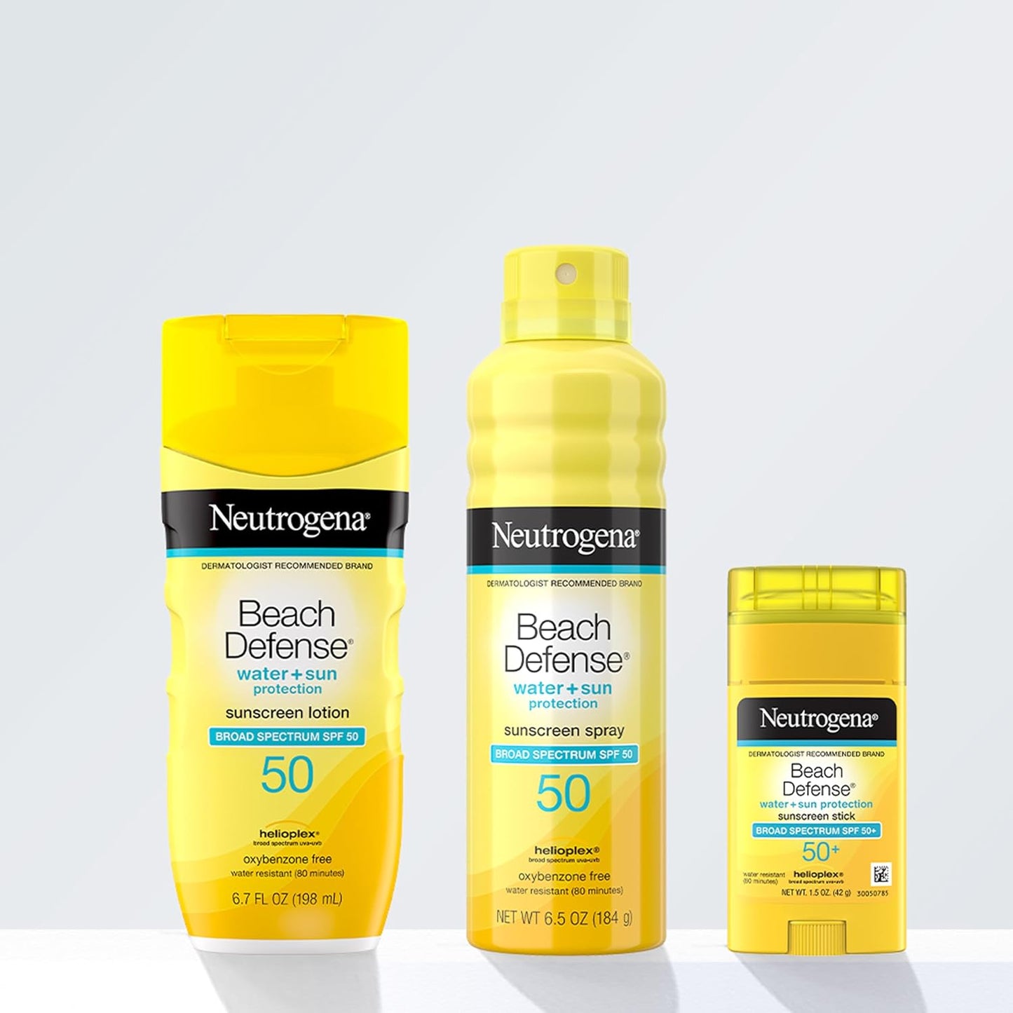 Neutrogena Beach Defense Sunscreen Stick SPF 50, Broad Spectrum Sun Protection for Face & Body, Water - Resistant, Non - Greasy Formula, Travel Size for Beach & Outdoor Use, 1.5 Oz (42 G) - mildlymama