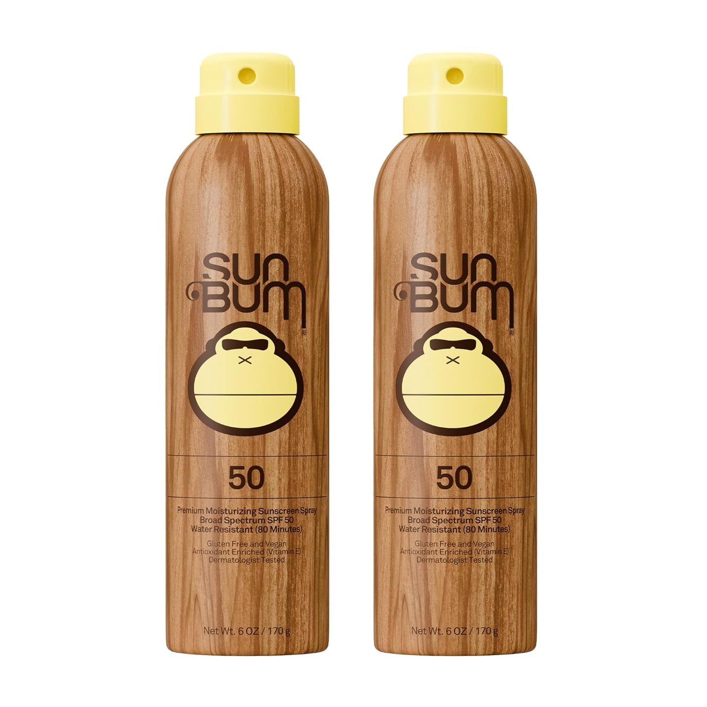 Original SPF 50 Sunscreen Body Spray - Broad Spectrum Moisturizing Sunscreen with Vitamin E - Hawaii 104 Act Compliant (Made without Octinoxate & Oxybenzone) - 6 Oz - mildlymama