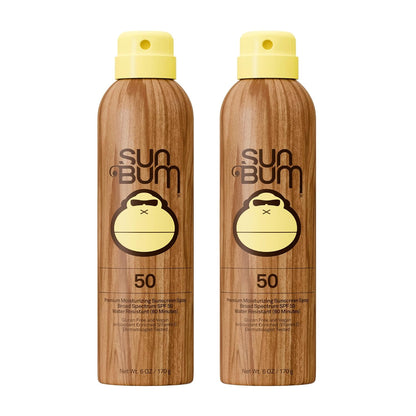 Original SPF 50 Sunscreen Body Spray - Broad Spectrum Moisturizing Sunscreen with Vitamin E - Hawaii 104 Act Compliant (Made without Octinoxate & Oxybenzone) - 6 Oz - mildlymama