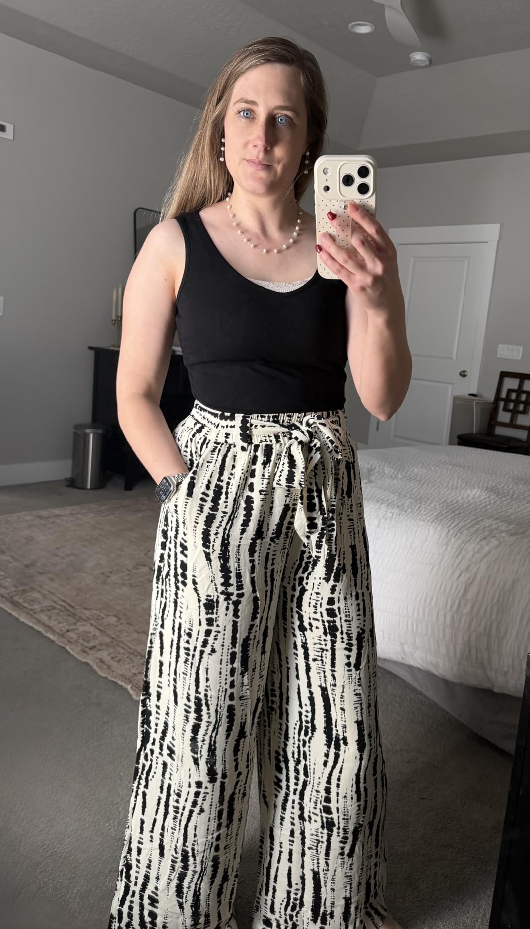 Petal | Floral Print Sleeveless Tank Top & Wide Leg Pants Two - Piece Set - mildlymama