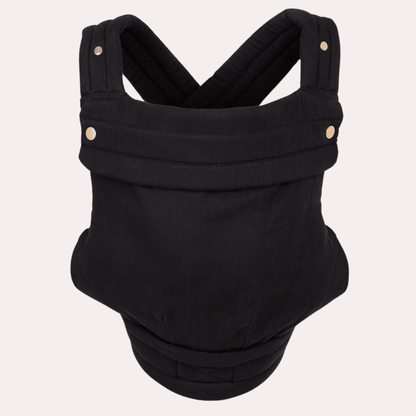 Premium Ergonomic Black Baby Carrier - Comfortable, Breathable Design - mildlymama