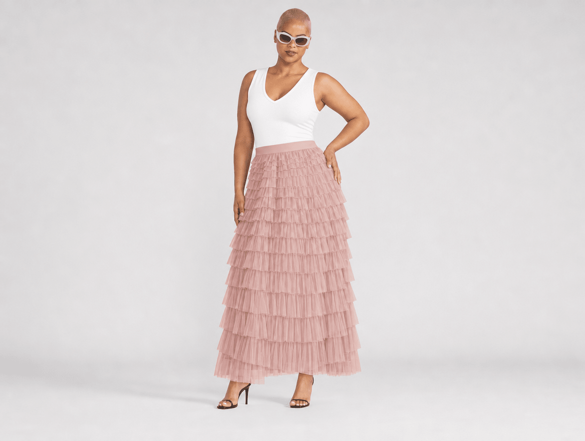 Seraphina™ | High Waist Tulle Maxi Skirt - mildlymama