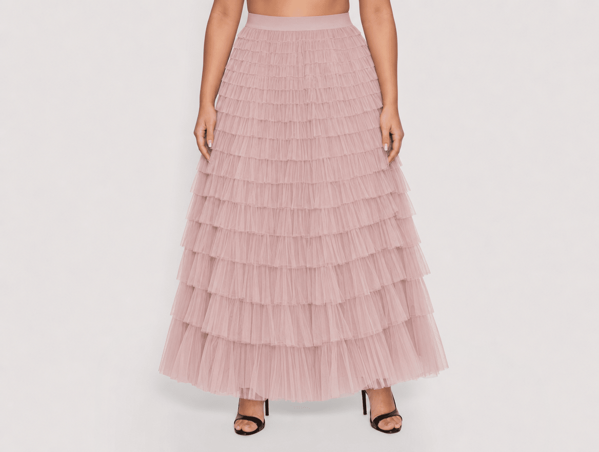 Seraphina™ | High Waist Tulle Maxi Skirt - mildlymama