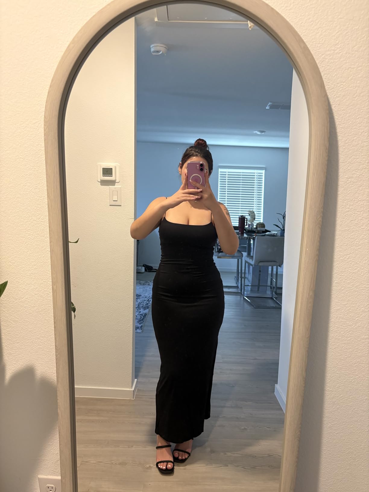 Serena | Spaghetti Strap Open Back Bodycon Maxi Dress - mildlymama