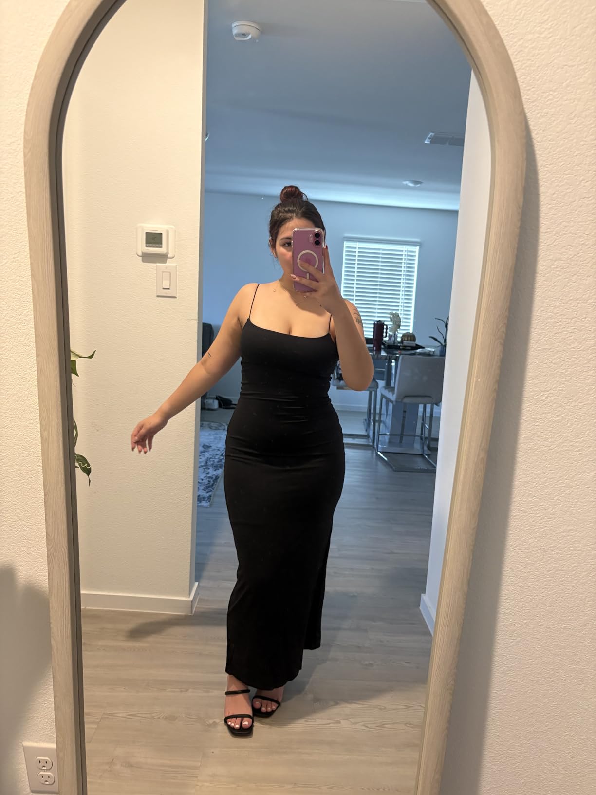 Serena | Spaghetti Strap Open Back Bodycon Maxi Dress - mildlymama