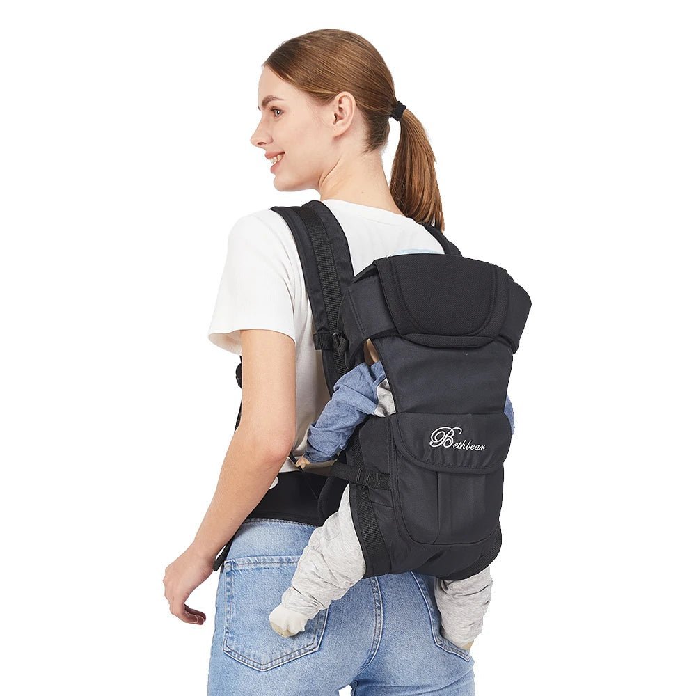 Soft and Supportive Baby Carrier Wrap for Newborns to Toddlers – Ergonomic Design for Hands - Free Comfort and Bonding - mildlymama
