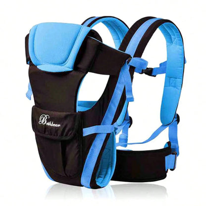 Soft and Supportive Baby Carrier Wrap for Newborns to Toddlers – Ergonomic Design for Hands - Free Comfort and Bonding - mildlymama