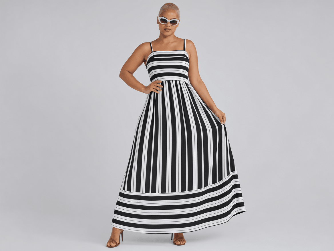 Solea™ | Striped Smocked Maxi Dress - mildlymama