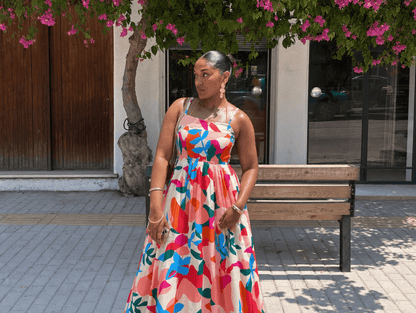 Solea™ | Striped Smocked Maxi Dress - mildlymama