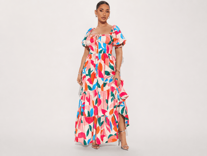 Solea™ | Striped Smocked Maxi Dress - mildlymama