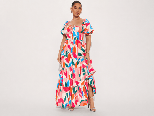 Solea™ | Striped Smocked Maxi Dress - mildlymama