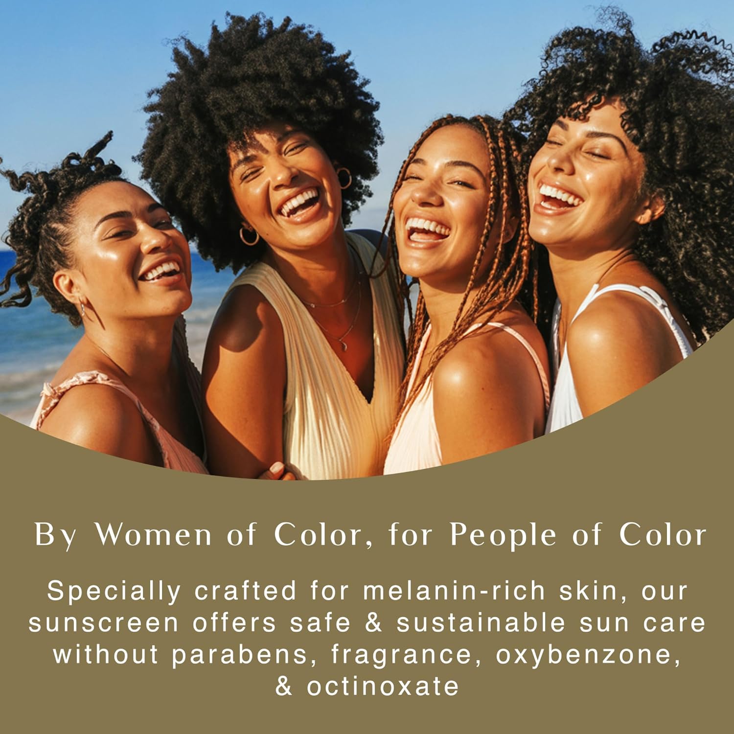 SPF 30 for the Face & Body - Moisturizing Sun Protection, SPF 30, Sun Lotion for Women, Ultra Sheer, Travel Size, No White Cast for Melanin Rich Skin - 2 Fl Oz - mildlymama