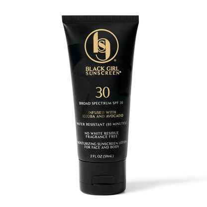 SPF 30 for the Face & Body - Moisturizing Sun Protection, SPF 30, Sun Lotion for Women, Ultra Sheer, Travel Size, No White Cast for Melanin Rich Skin - 2 Fl Oz - mildlymama