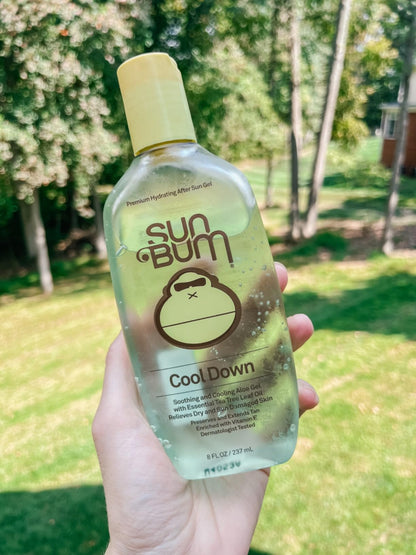 Sun Bum Cool Down | Aloe Vera After Sun Soothing Gel with Vitamin E — 8 oz - mildlymama