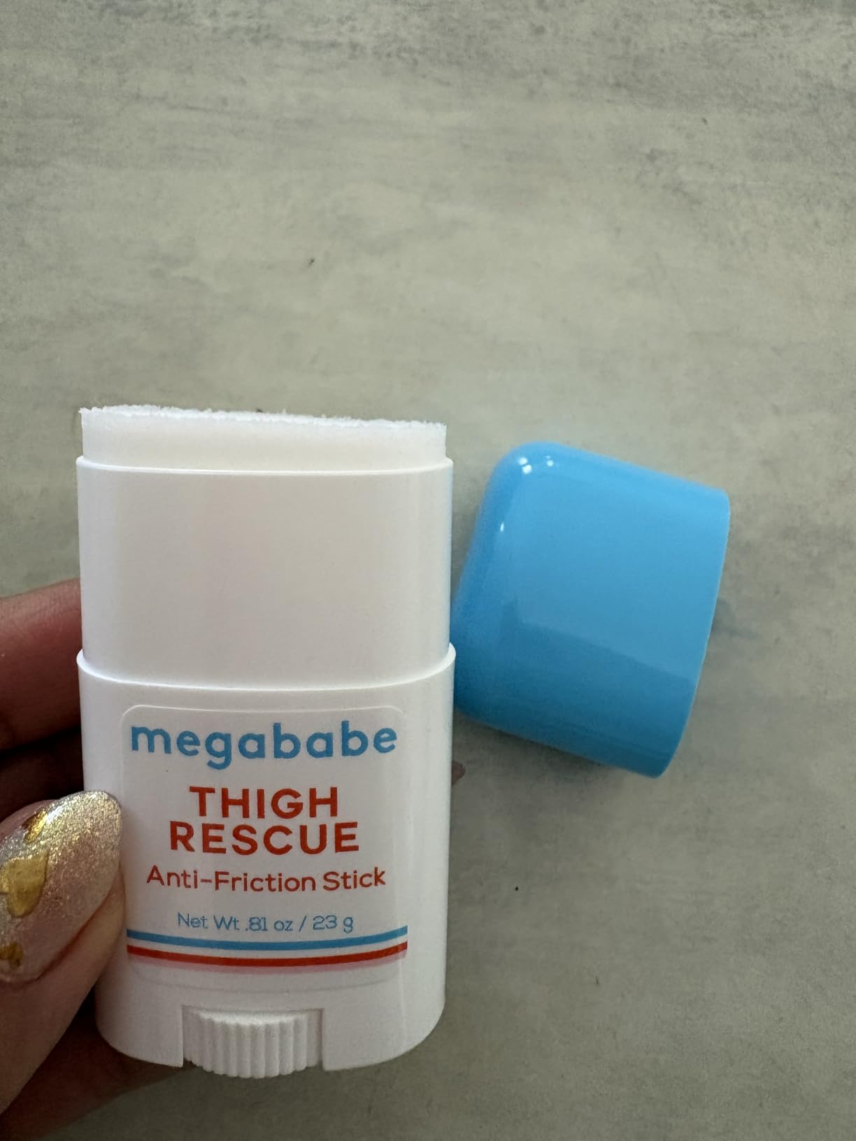 Thigh Rescue Anti - Chafe Stick Mini | Travel Size, Great for On - The - Go | Prevents Skin Chafe & Irritation | Thighs, Arms, Bra - Lines & More - mildlymama