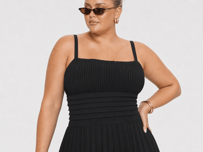 Violette™ | French Style Pleated Maxi Dress - mildlymama