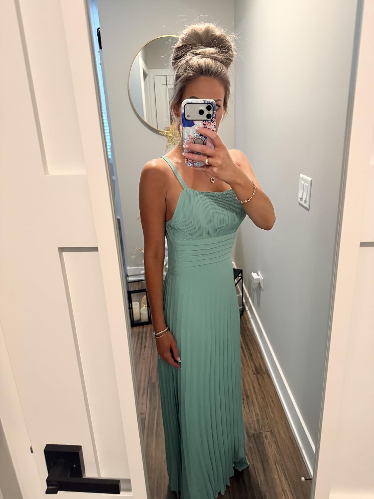 Violette™ | French Style Pleated Maxi Dress - mildlymama
