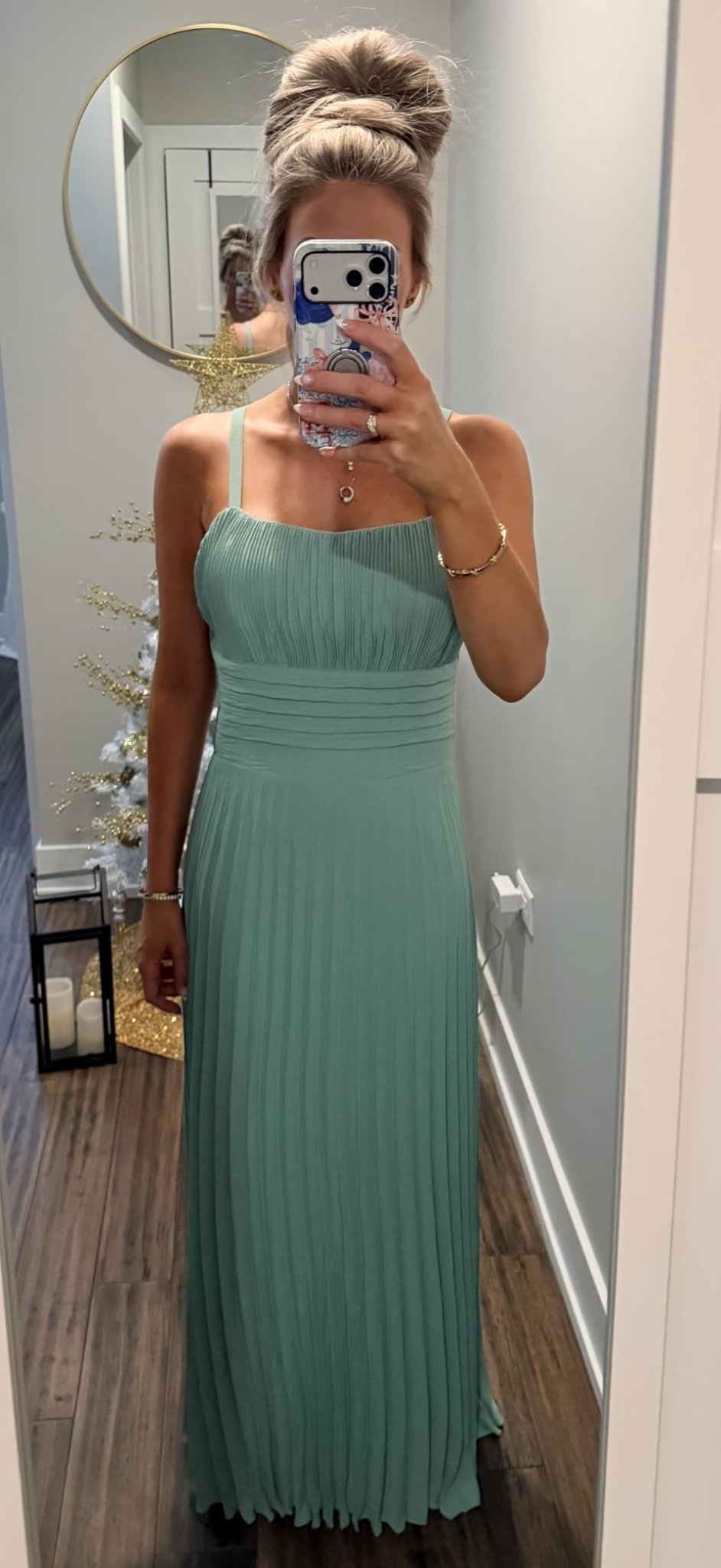 Violette™ | French Style Pleated Maxi Dress - mildlymama